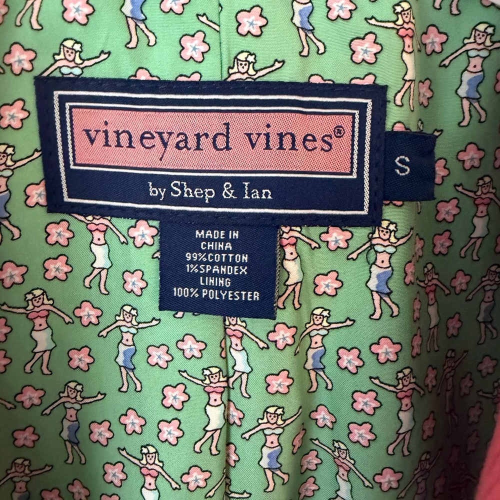 Vineyard Vines Coral Pink Corduroy Blazer - Picture 2 of 6